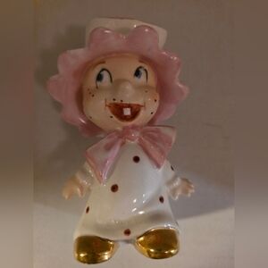 Vintage RARE Kreiss Holiday Christmas Girl Figurine Replacement Piece Rare